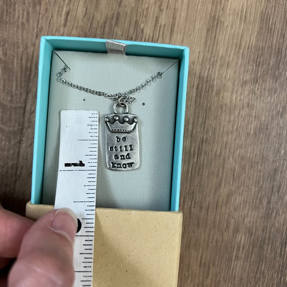 NEW Lisa Leonard Be Still and Know Necklace - Picture 5 of 6